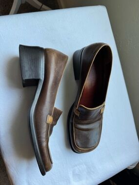 90s - Y2K - Nine West Block Heel Pumps size 8.5